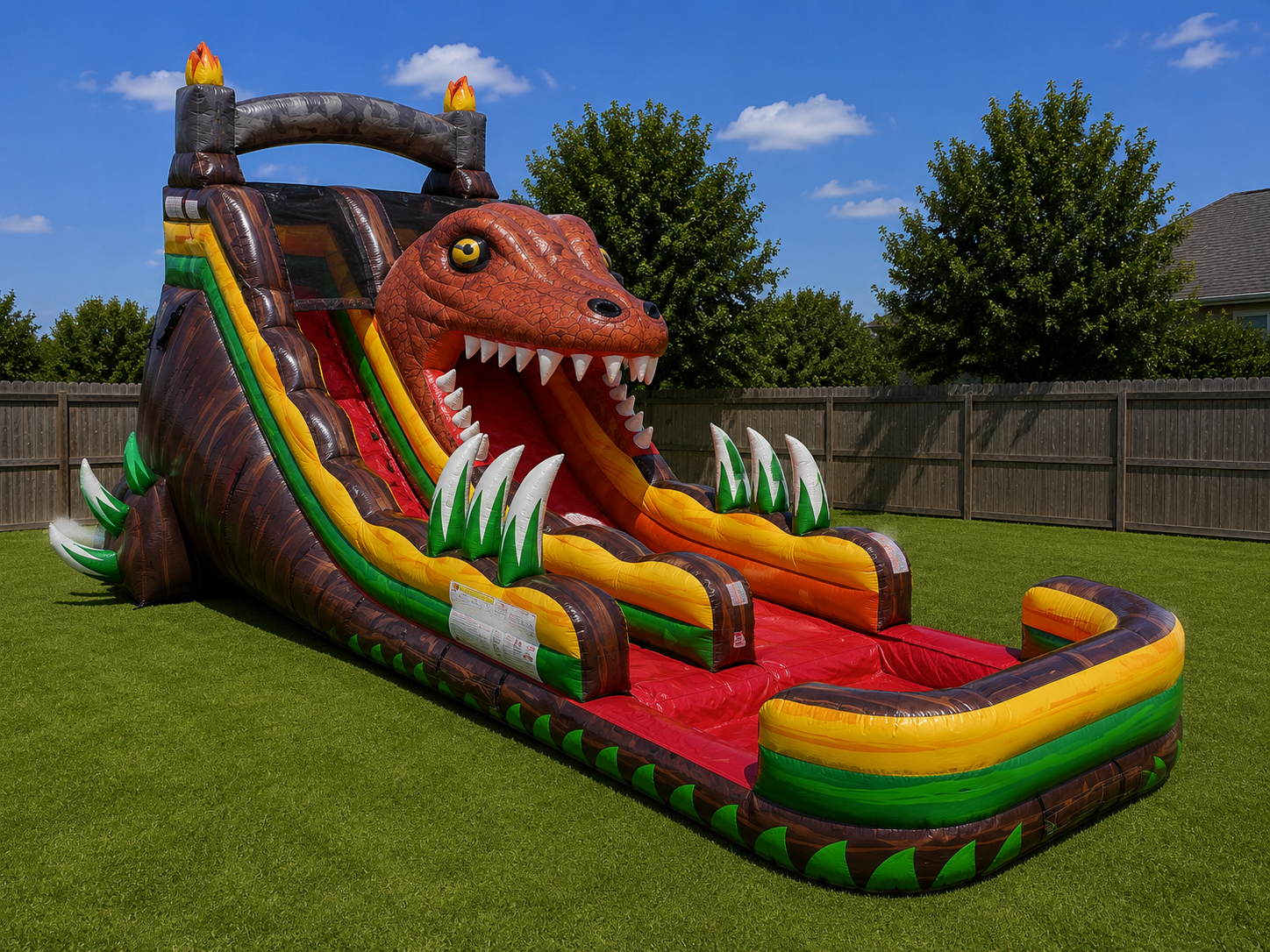 20ft T-Rex Water Slide
