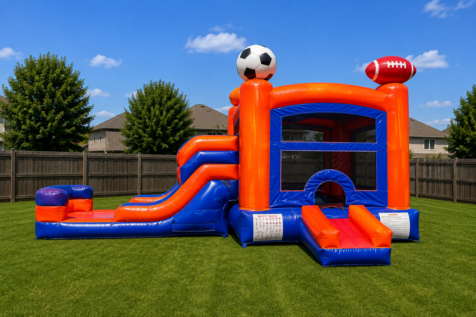 Sports Arena Combo Bounce House