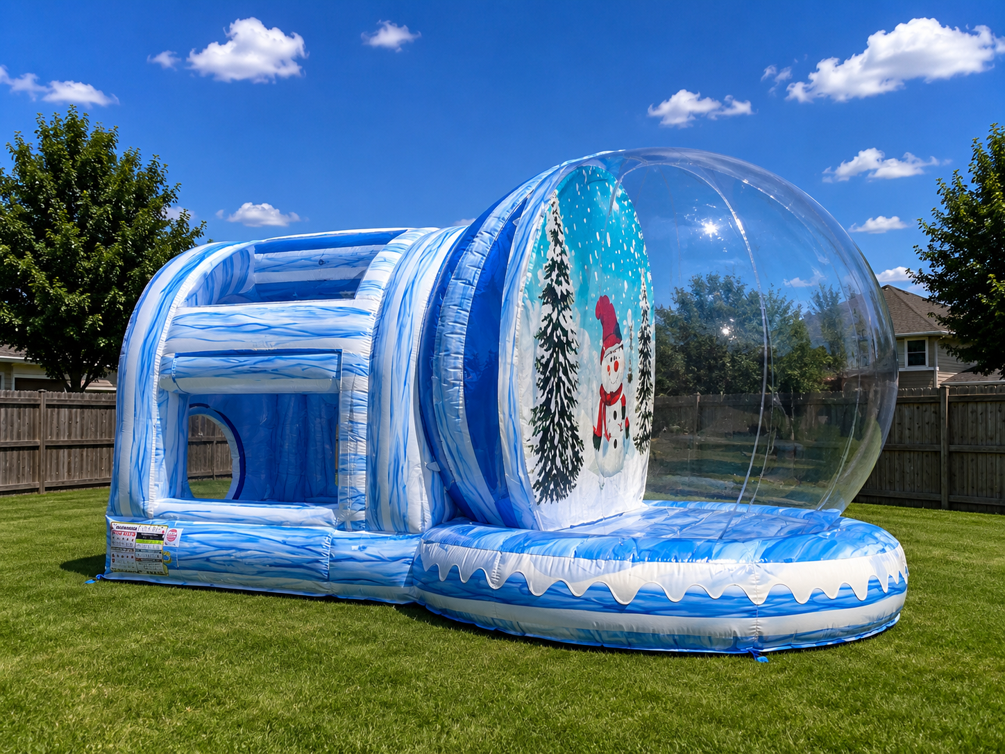 Snow Globe Bounce House
