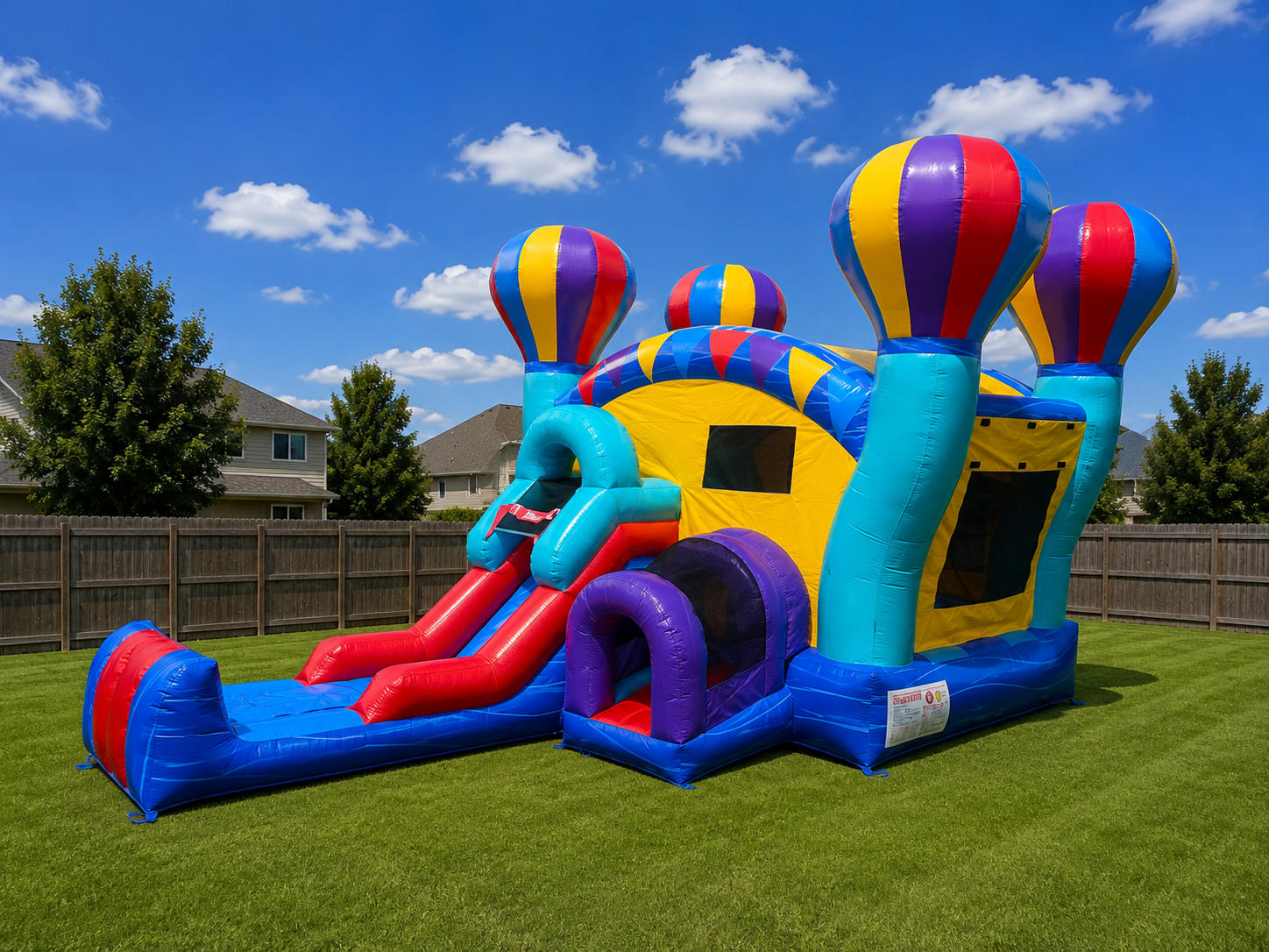 Hot Air Balloon Combo Bounce House