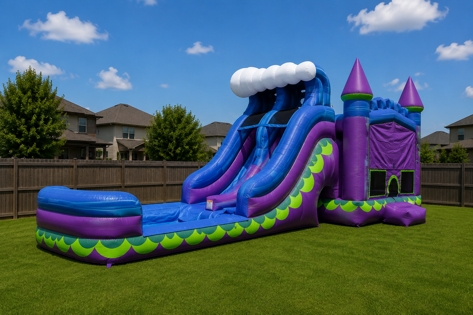 Castle Cloud Combo Bounce House