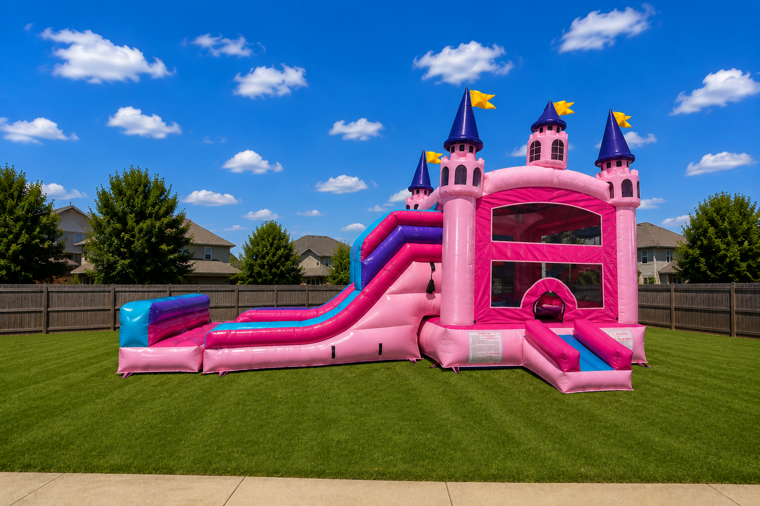 Princess Palace Combo Bounce House