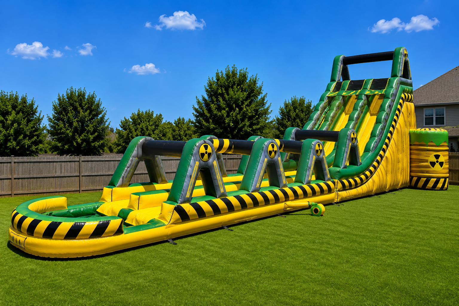 24ft Hazard Zone Run Slip & Slide