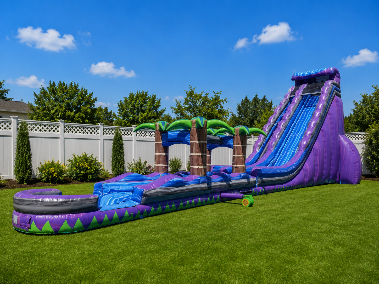 22ft Purple Palm Crush Run Slip & Slide