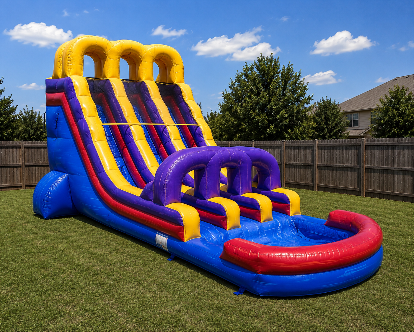 20ft Arcade Dual-Lane Water Slide