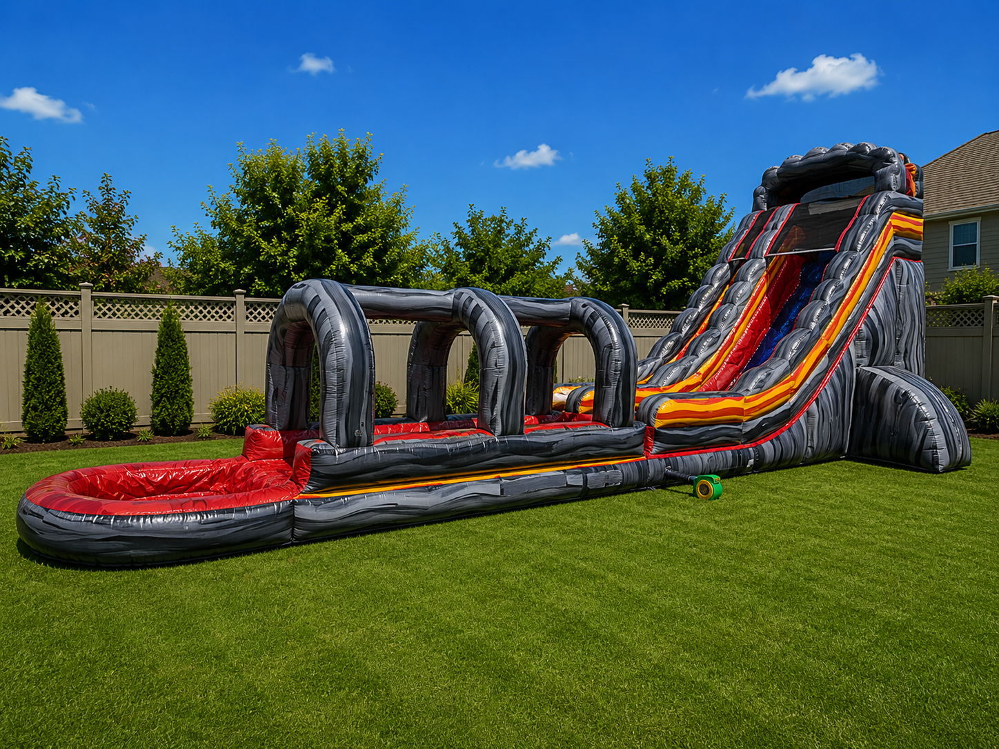 22ft Lava Rock Run Slip & Slide