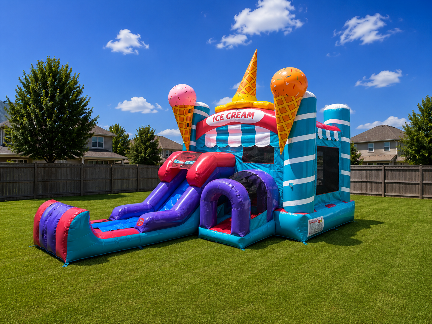 Ice Cream Combo Bounce House